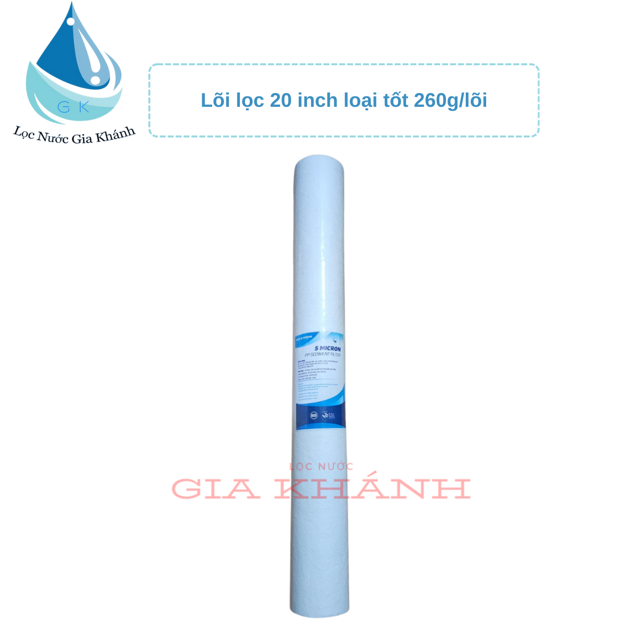Lõi lọc nước pp 20 inch loại tốt
